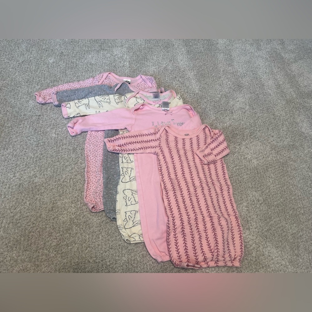 Newborn Baby Girl Sleep Dresses - 0-6 month size